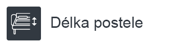 Délka postele 200 cm