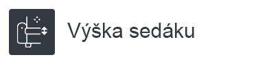 Výška sedáku 53 cm