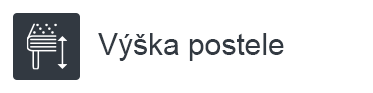 Výška postele 58 cm