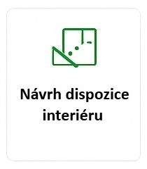 Návrh dispozice interiéru