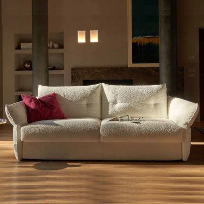 Rozkládací pohovka DOBBLE zaujme měkkými tvary