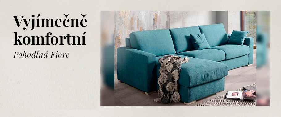 Rohová sedací souprava s rozkládací postelí