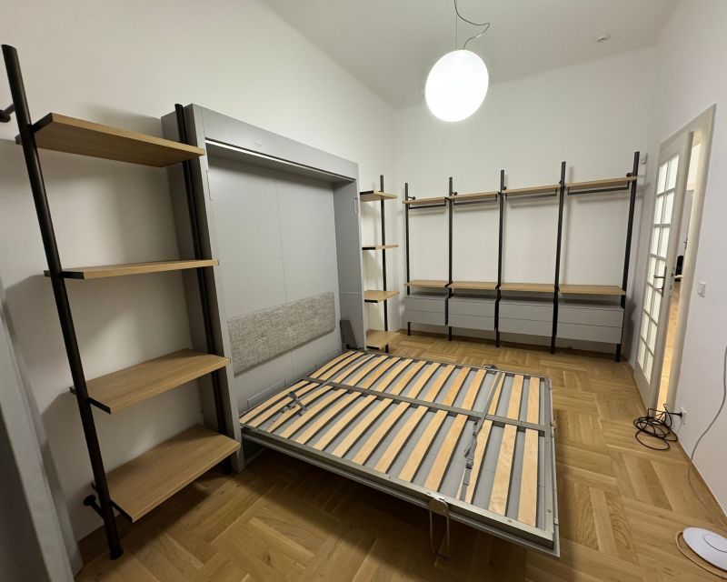 Sklápěcí postel SHIN - součást nábytkové sestavy
