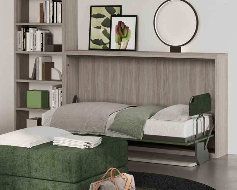 Sklápěcí postel s pracovním stolem HIRO