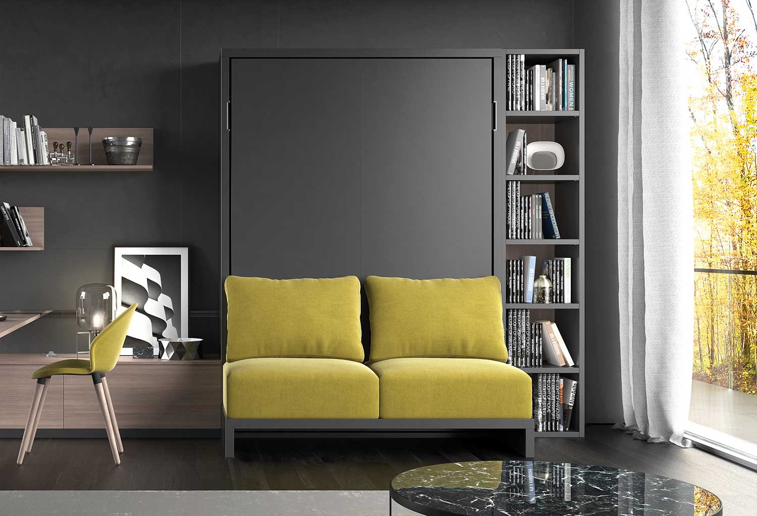 Sklápěcí postel CLEVER SHIN SOFA