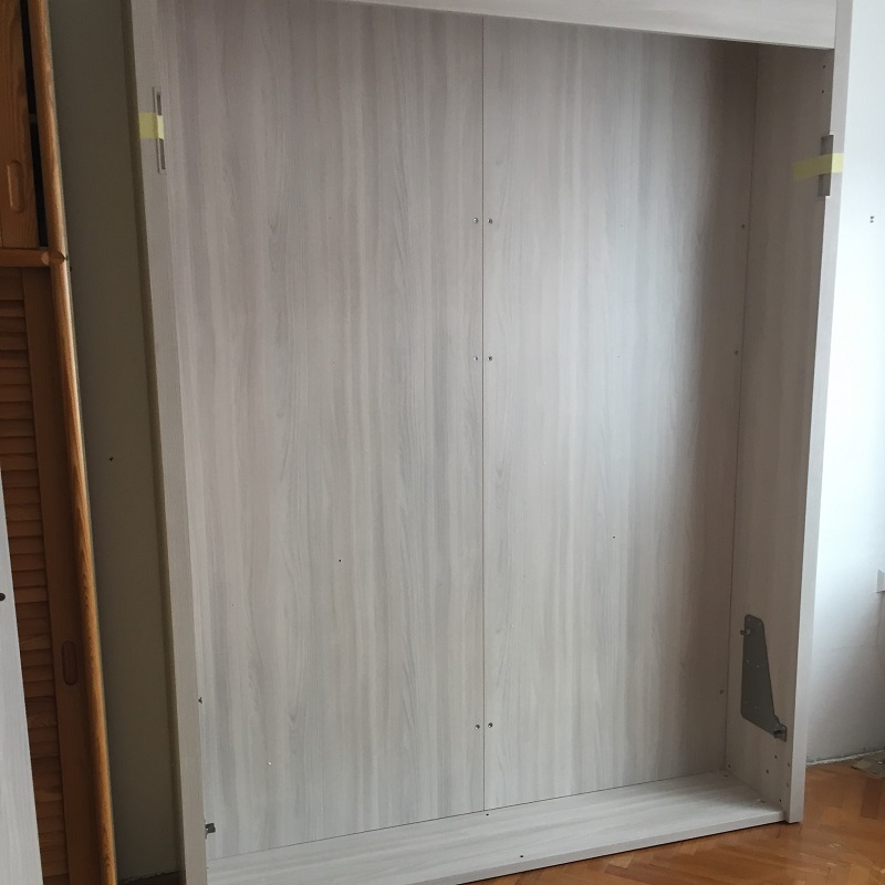 Montáž sklápěcí postele CLEVER NOBU s pohovkou u zákazníka