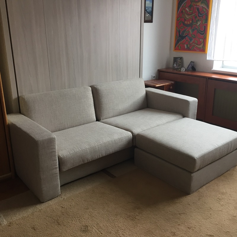 Montáž sklápěcí postele CLEVER NOBU s pohovkou u zákazníka