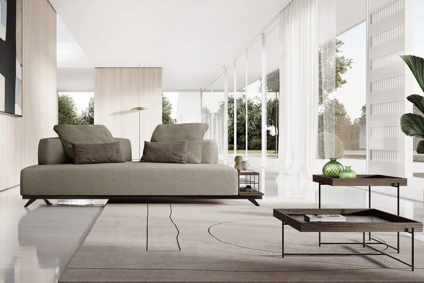 Modulární pohovka s nezávislými prvky NEWTON