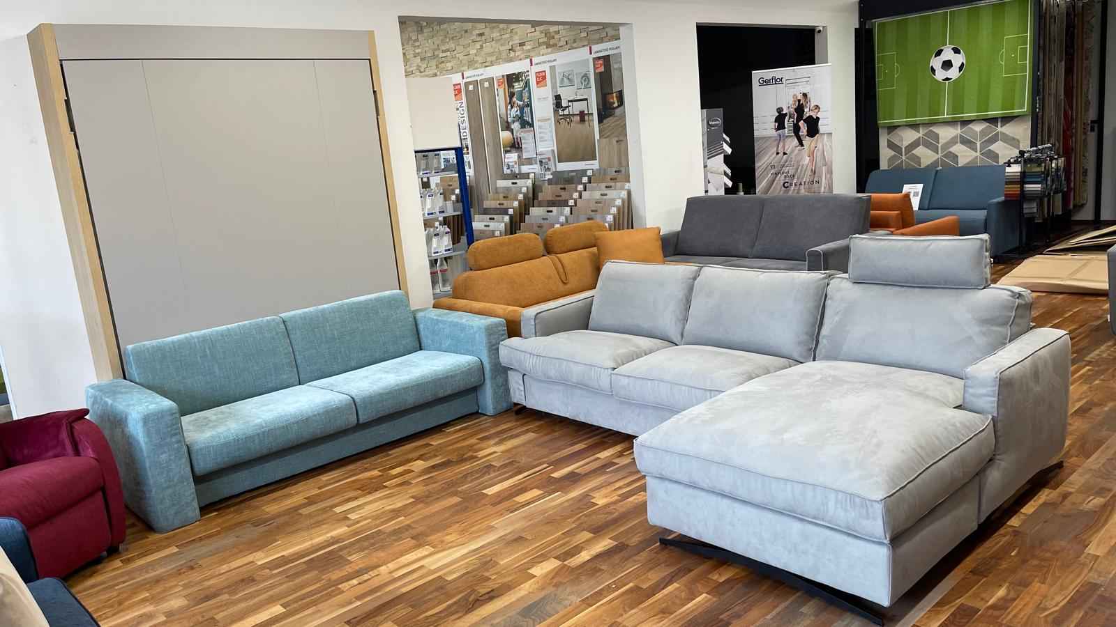 DEDALO - rohová sedací souprava s rozkládací postelí