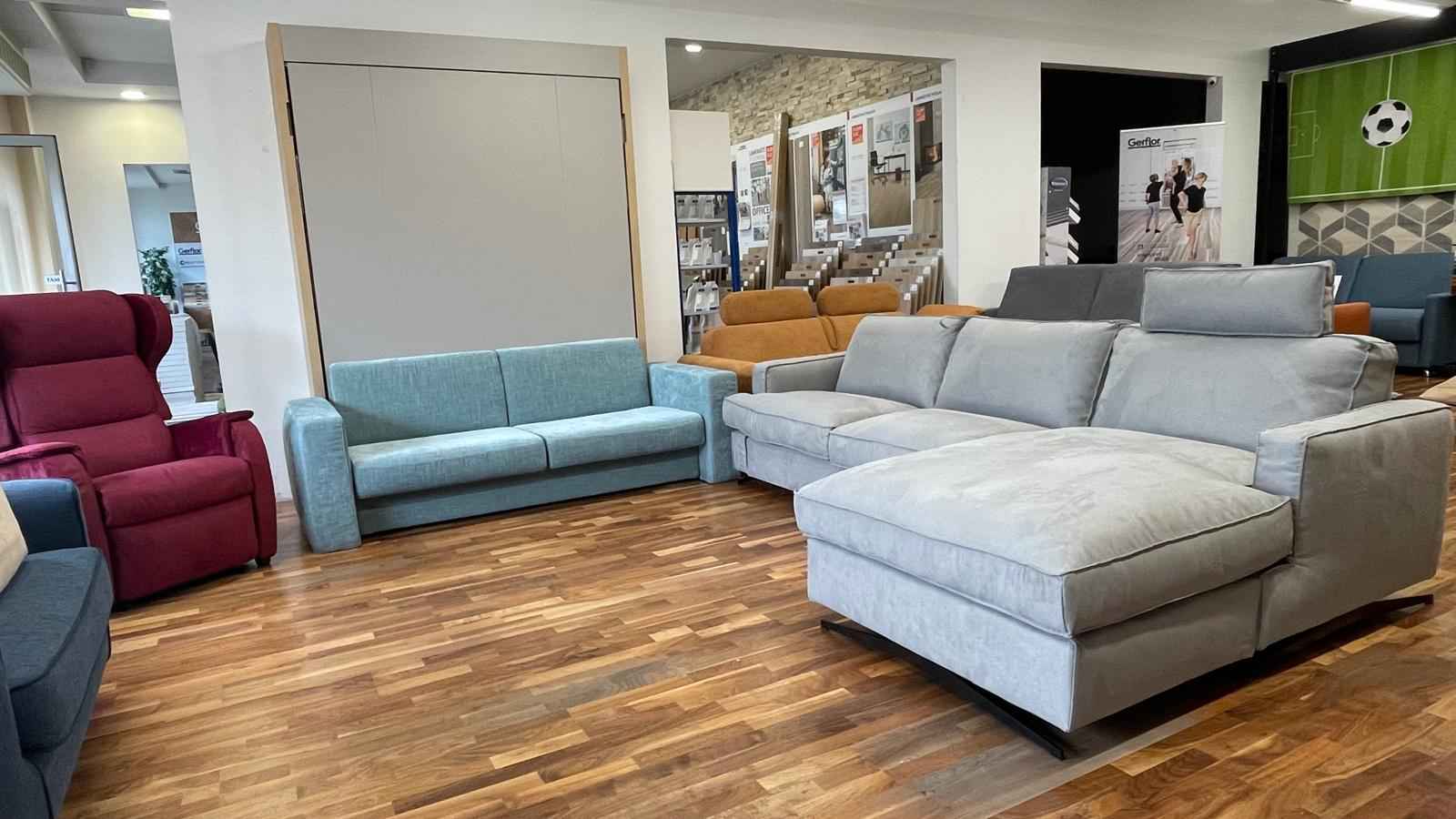 DEDALO - rohová sedací souprava s rozkládací postelí