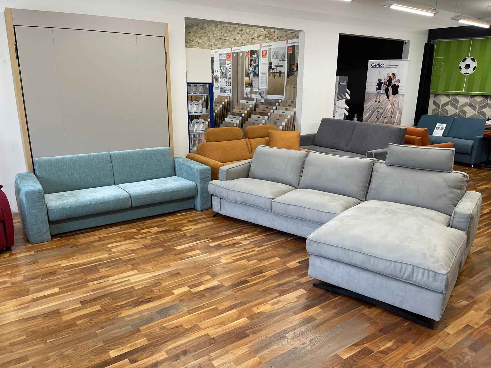 DEDALO - rohová sedací souprava s rozkládací postelí