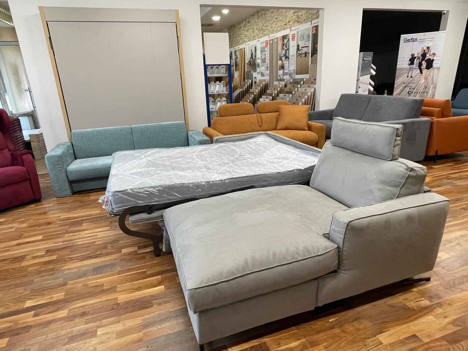 DEDALO - rohová sedací souprava s rozkládací postelí