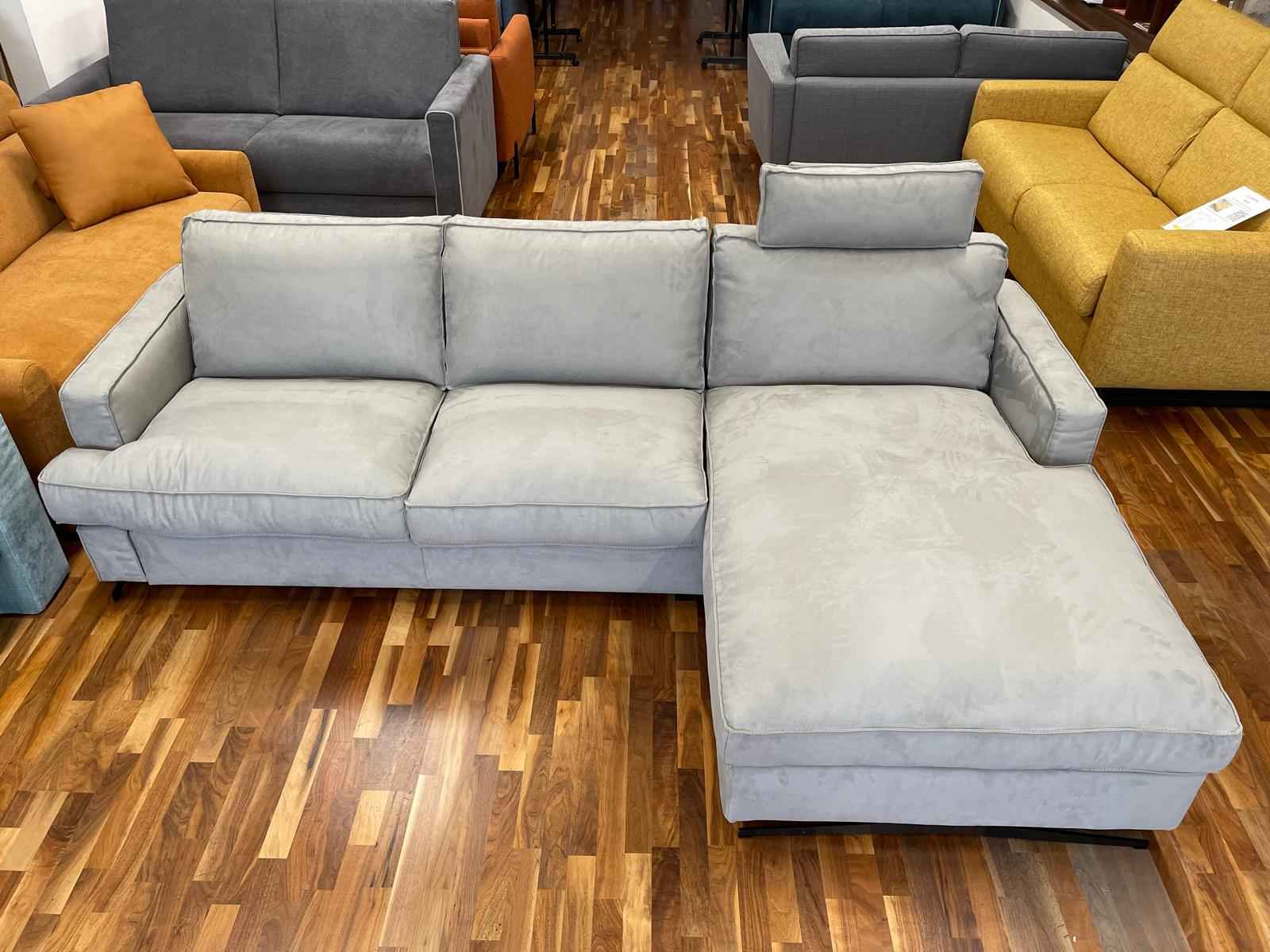 DEDALO - rohová sedací souprava s rozkládací postelí