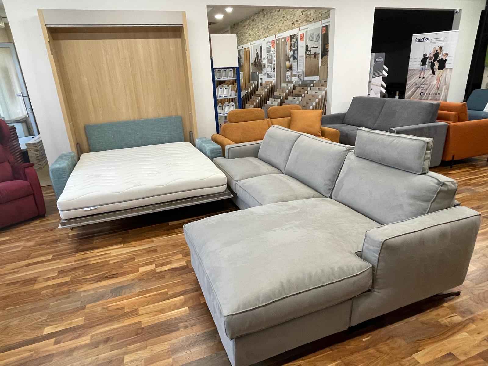 DEDALO - rohová sedací souprava s rozkládací postelí