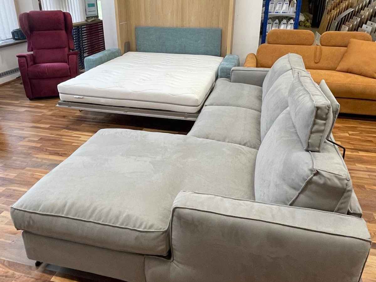 DEDALO - rohová sedací souprava s rozkládací postelí