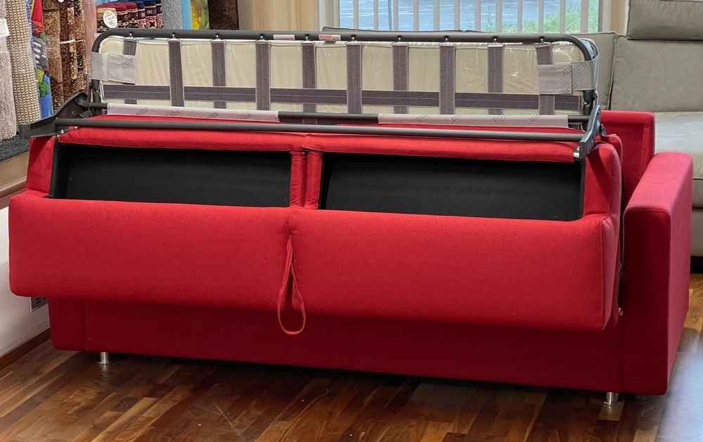 JAN - rozkládací pohovka s matrací 18 cm silnou