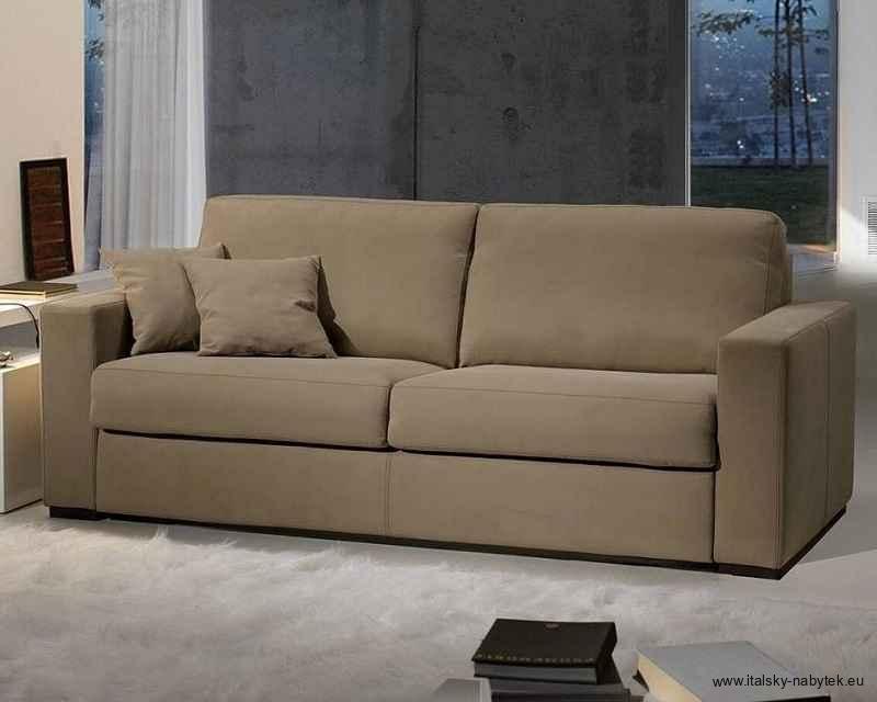 Rohová sedací souprava s rozkládací postelí pro každodenní spaní FIORE