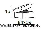Podnožka s úložným prostorem CONTENITORE