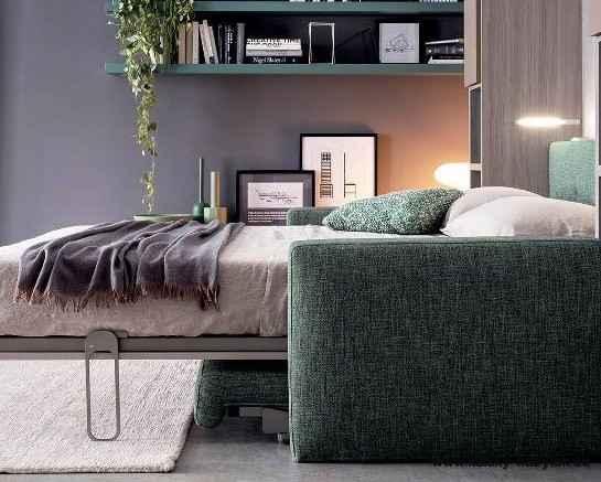 Sklápěcí postel s pohovkou NOBU SOFA