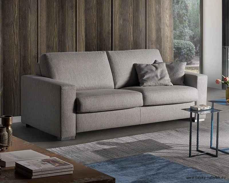 Rohová sedací souprava s rozkládací postelí pro každodenní spaní FIORE