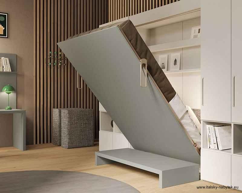 Sklápěcí postel s pohovkou SHIN SOFA