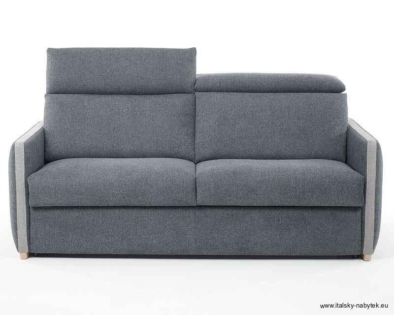 Kožená rohová sedací souprava s rozkládací postelí pro každodenní spaní JOHN