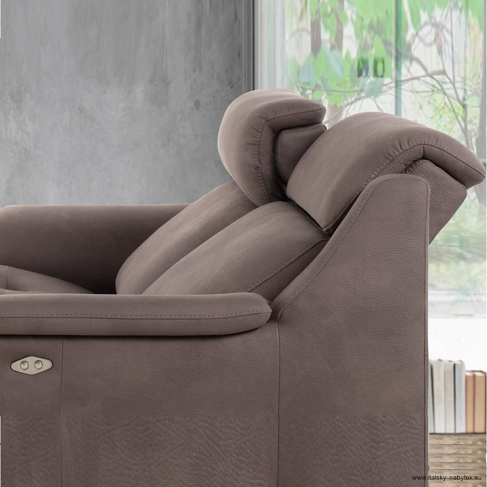 Relaxační pohovka s jedním nebo dvěma elektricky ovládanými relaxačními díly ZOE RELAX ELECTRIC