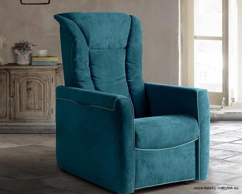 REGINA EXPRES - relaxační TV křeslo se stolkem a náhradním potahem