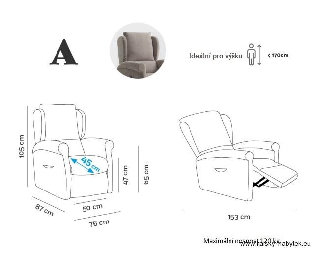MULTIPLA - relaxační TV křeslo