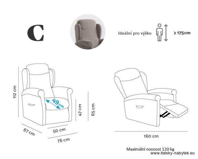 MULTIPLA - relaxační TV křeslo