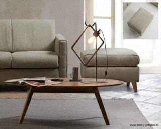 Podnožka k rozkládací pohovce ITALO POUFF