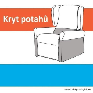 POTAHY PODRUČEK A SEDÁKU - příslušenství relaxačnich TV křesel
