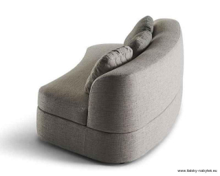 Zaoblené modulární rozkládací křeslo GOODMAN