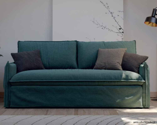 Rozkládací pohovka s podélnými postelemi CLARKE TWIN