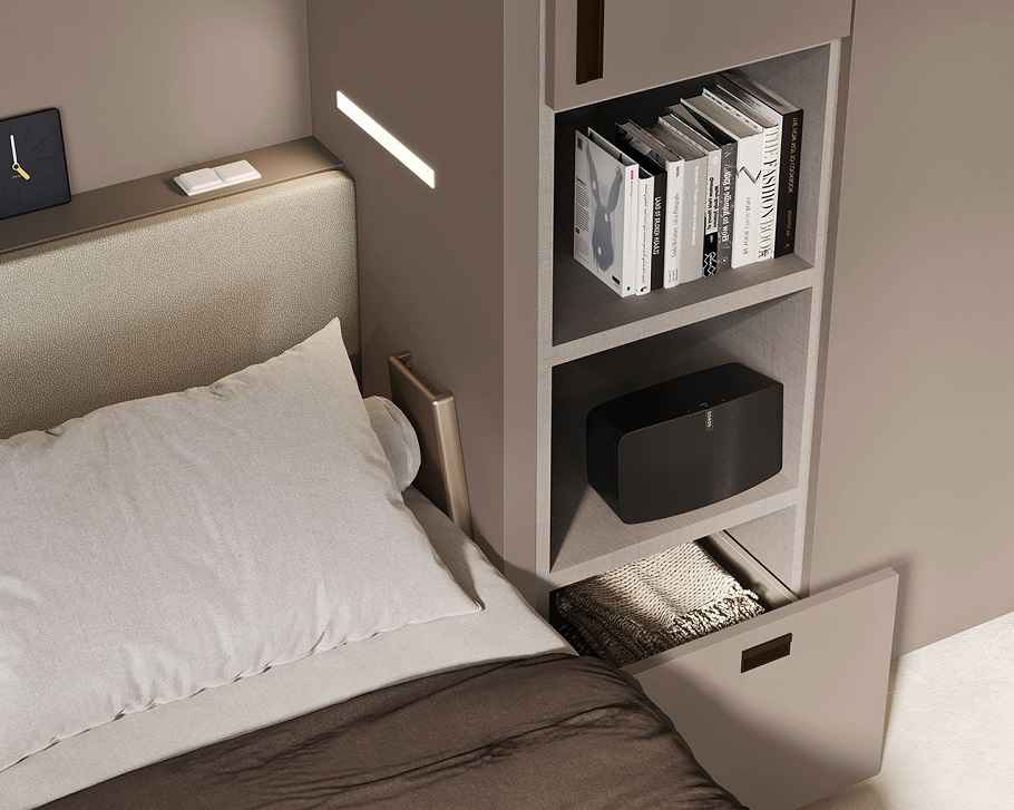 Sklápěcí postele IMA - italský zázrak do malého prostoru
