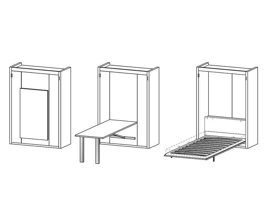 Sklápěcí postele IMA - italský zázrak do malého prostoru