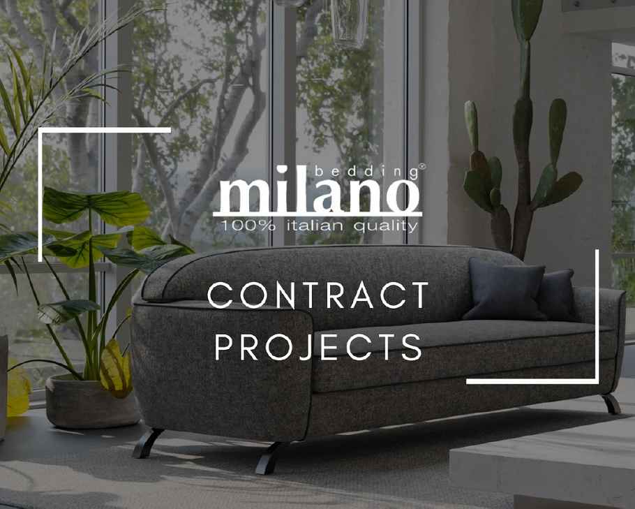 Rozkládací pohovky MILANO BEDDING pro hotely, penziony, apod.