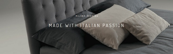 Stránky výrobce postelí Milano Bedding