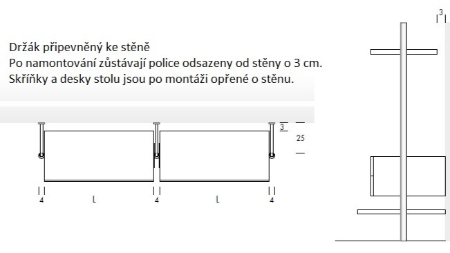 Otevřená šatna PALKO