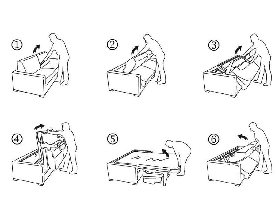 Rozkládací pohovka SHORTER