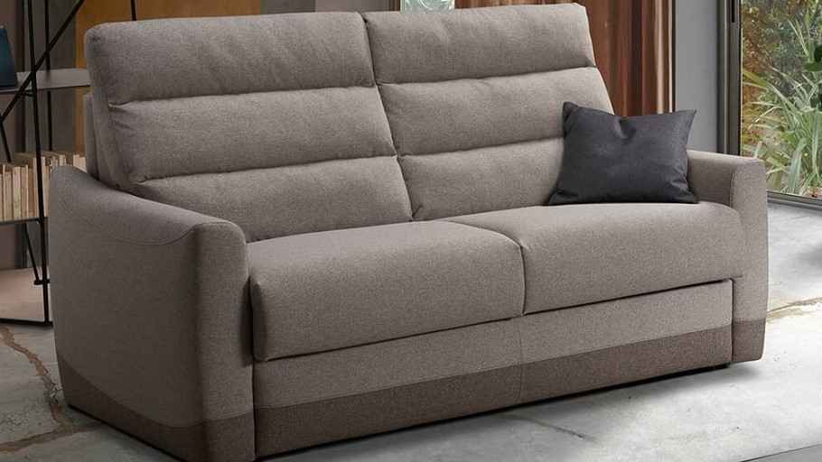 Dvoubarevný potah rozkládací pohovky SERAFINO