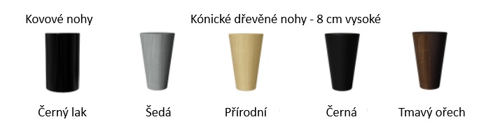 Rozkládací pohovka SUNNY - nohy